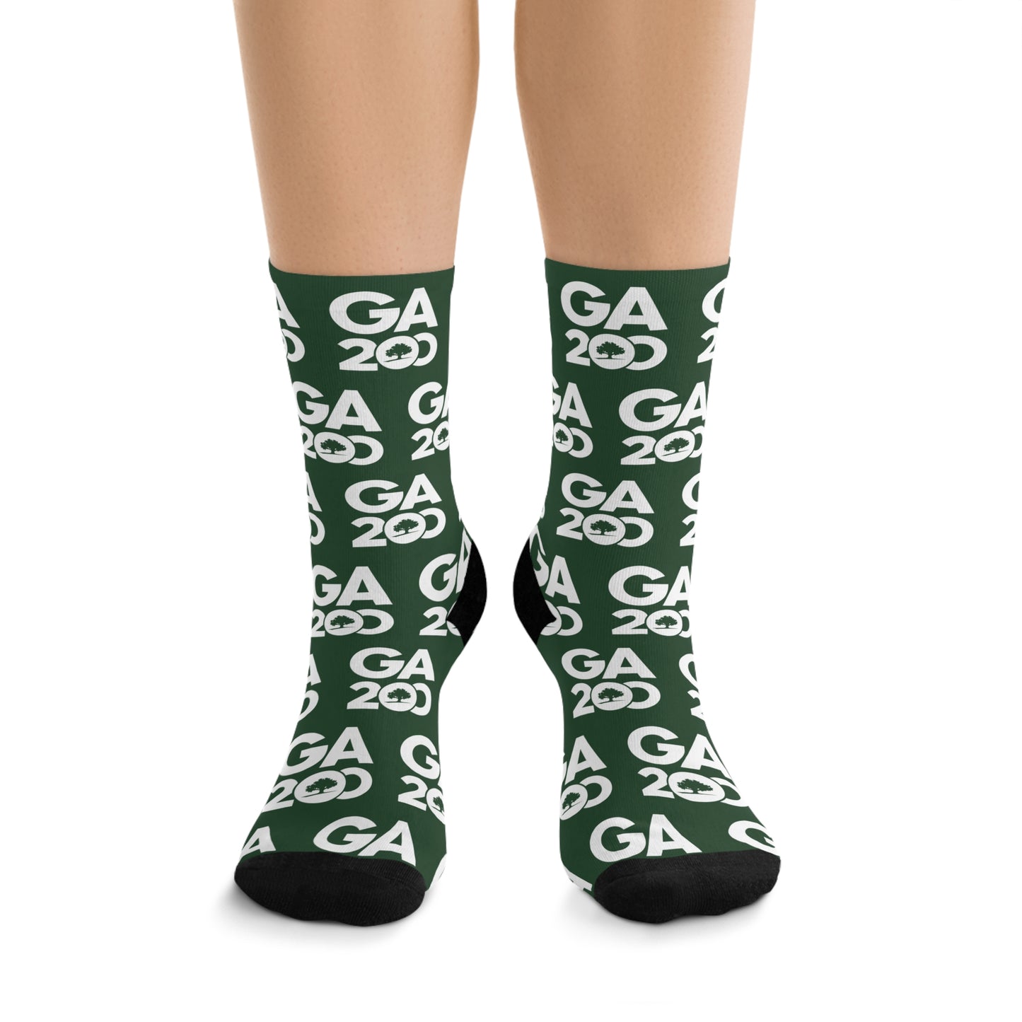 Recycled Poly-blend Patterned Socks