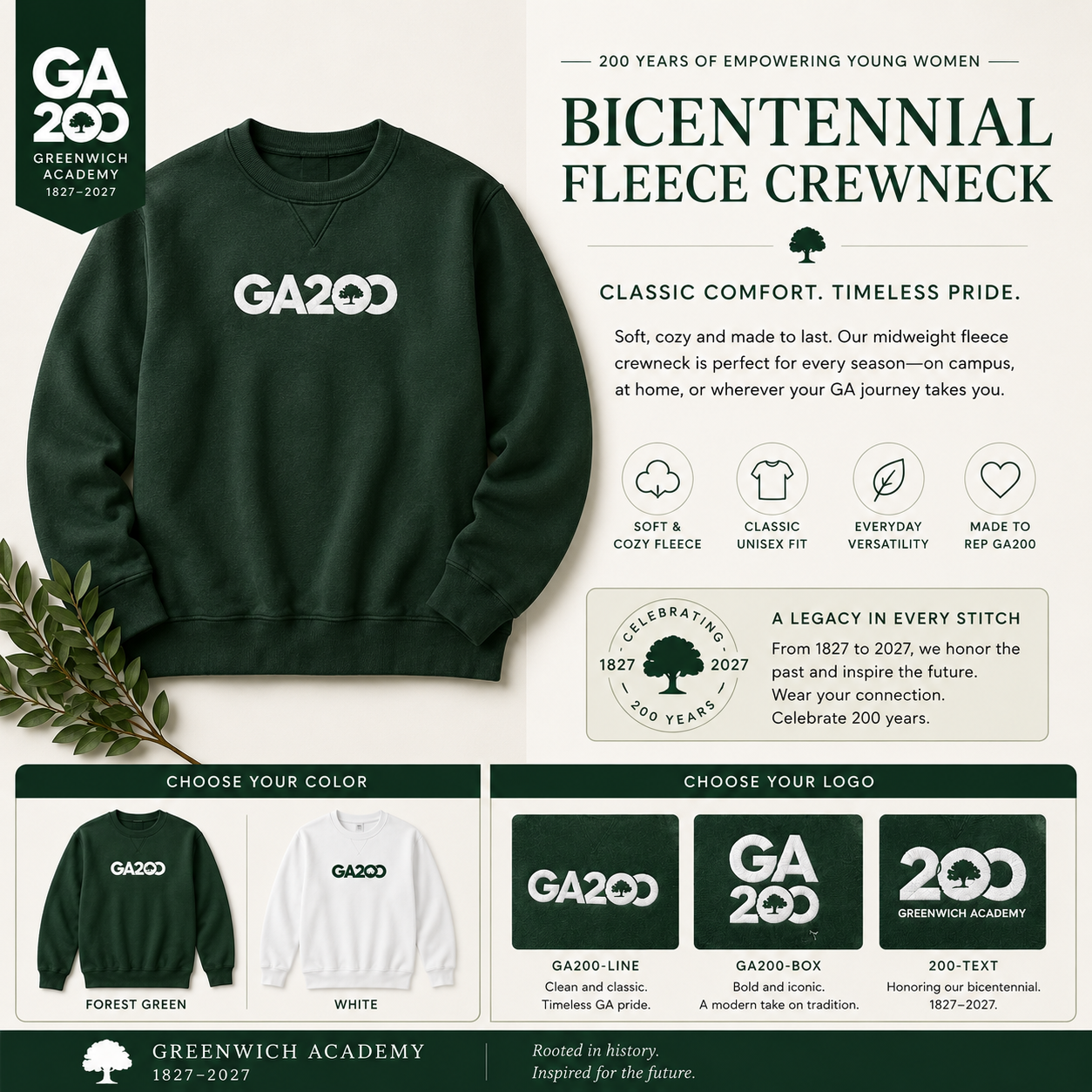 Unisex Bicentennial Crewneck Sweatshirt