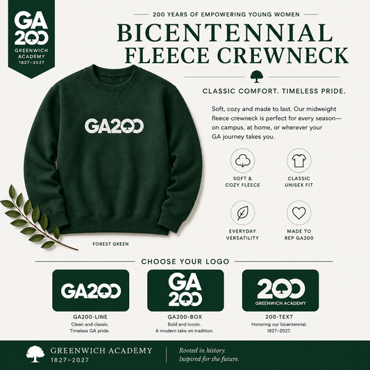 Unisex Green Bicentennial Crewneck Sweatshirt
