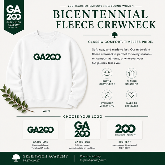 Unisex White Bicentennial Crewneck Sweatshirt