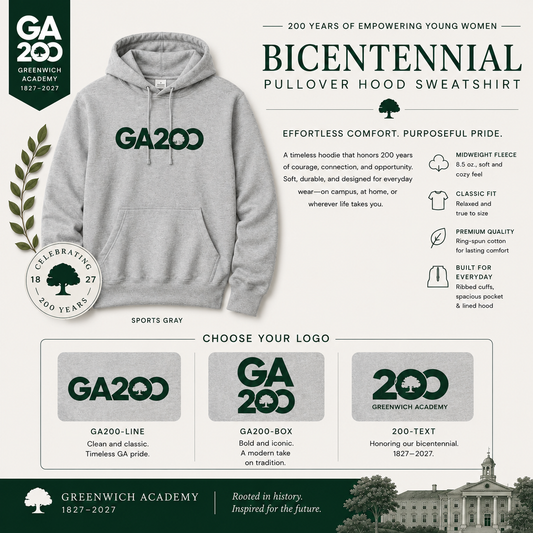 Bicentennial Sport Gray Pullover Hood Sweatshirt