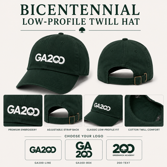 Bicentennial Green Low Profile Adjustable Hat